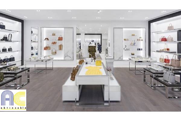 نورپردازی ویترین مغازه بزرگ