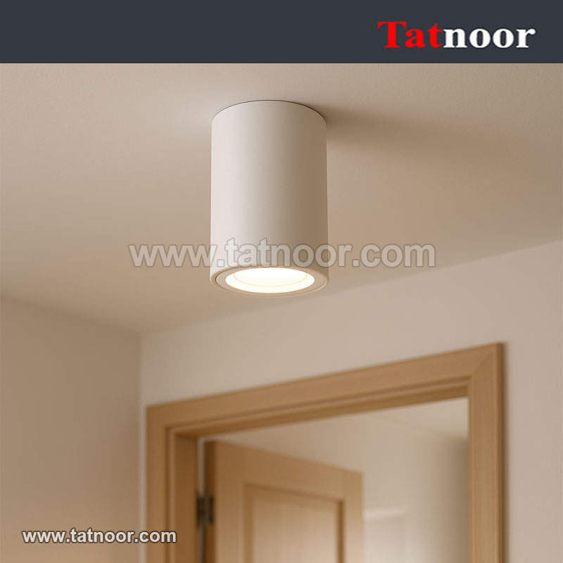 چراغ استوانه ای دورنور 20 وات COB ارتفاع 10 سانت