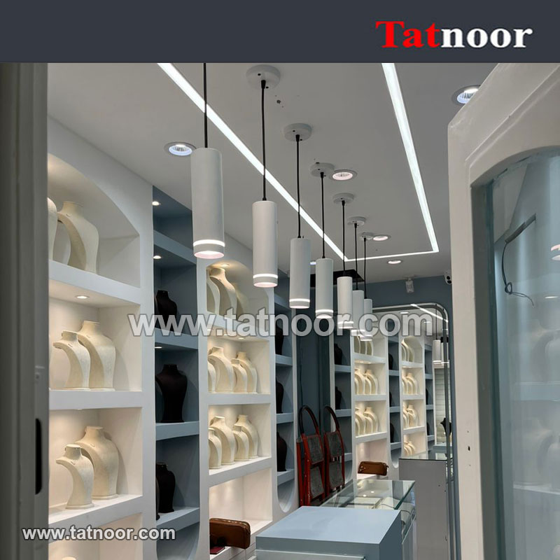 چراغ آویز استوانه ای دورنور COB