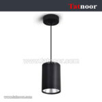 چراغ استوانه ای آویز 15 وات سی او بی ارتفاع 30cm