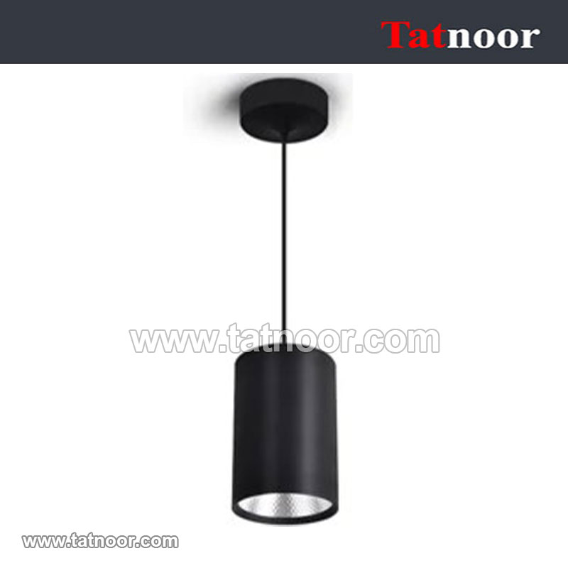 چراغ استوانه ای آویز 15 وات سی او بی ارتفاع 30cm