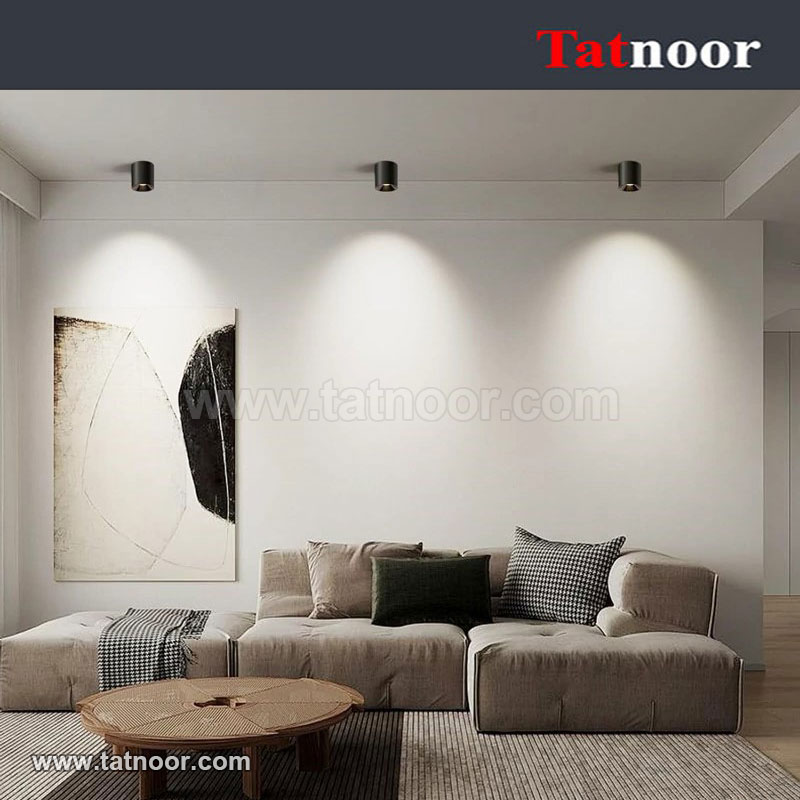 چراغ سقفی استوانه ای روکار 7 وات COB