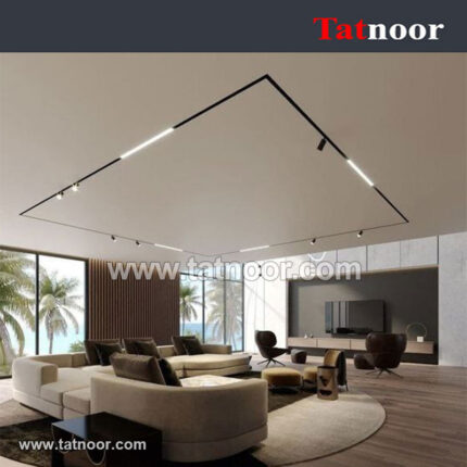 چراغ مگنتی خطی 10 وات طول 60 سانتیمتر