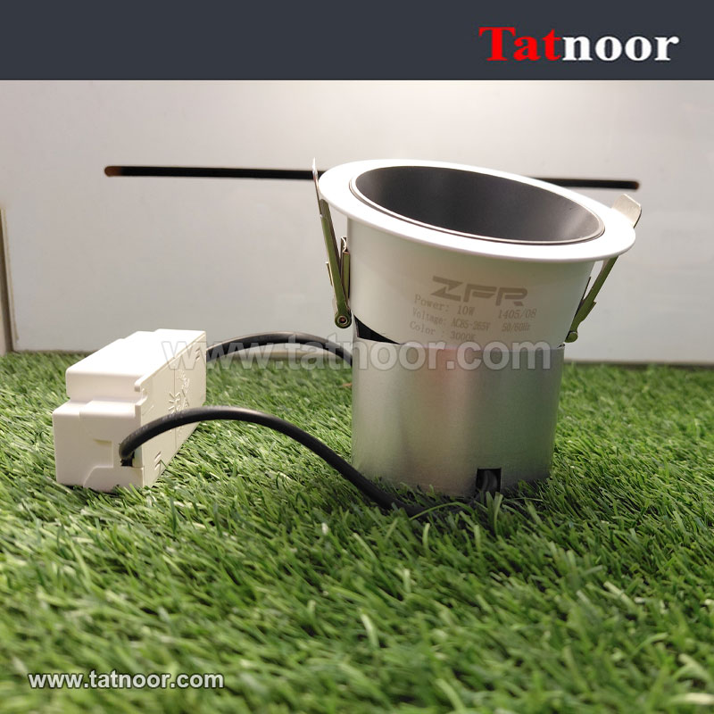 چراغ سیلندری COB توکار 10 وات zfr (1) چراغ سیلندری COB توکار 10 وات zfr