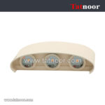 چراغ دکوراتیو قطاری دو طرفه 6 وات بدنه کرم RL209_26