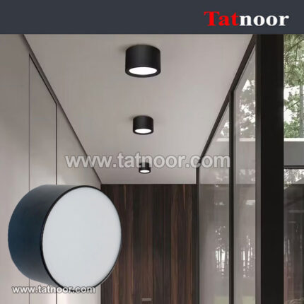 چراغ استوانه ای 7 وات SMD ارتفاع 10 سانت