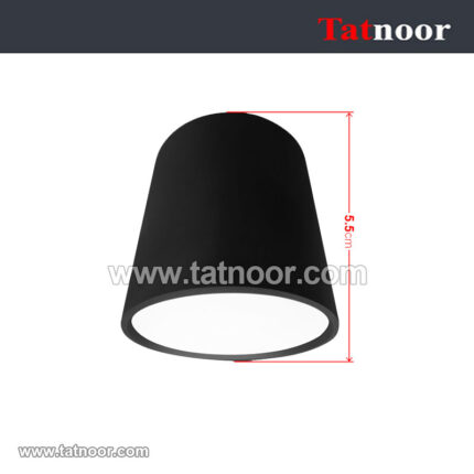 چراغ استوانه ای 7 وات SMD ارتفاع 5.5