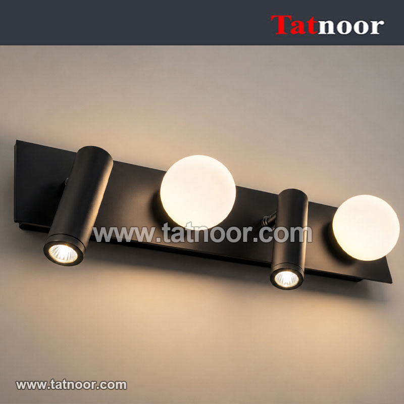 چراغ بالای آینه 14 وات دیانا کد 7938 (1) چراغ بالای آینه 14 وات دیانا کد 7938 ایران چراغ DIANA طول 43 سانتی متر